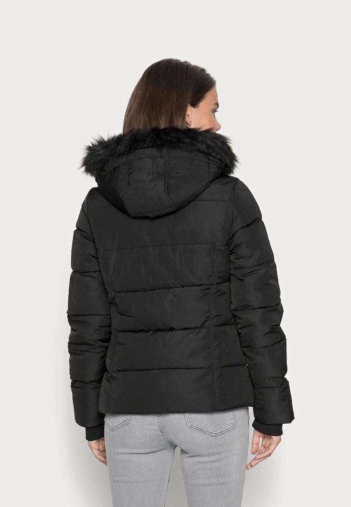 Manteau ANNA FIELD Anna Field Short Puffer With Hood Noir Femme | BWB-1257402